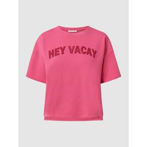 Oui T-shirt in pink voor Dames