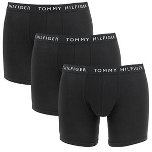 Tommy Hilfiger 3P long boxers basic logotaille Zwart