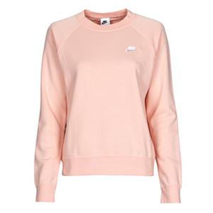 Nike Frauen Pullover Essentials Flc Crew in rosa