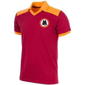 Copa Football Polo Shirt Korte Mouw  Maillot domicile AS Roma 1980