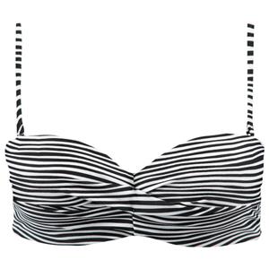 Barts Women's Banksia Bandeau - Bikinitop, grijs/zwart