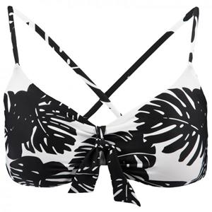 Barts Women's Banksia Crop Top - Bikinitop, zwart/grijs