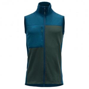 Devold Nibba Hiking Vest - Wollen bodywarmer, zwart/blauw