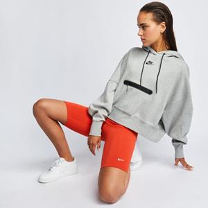 Nike Womens Tech Fleece Oversized Crop Pullover Hoodie