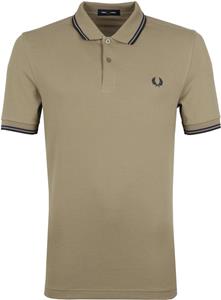 Fred Perry Polo Twin Tipped M3600 Lichtbruin