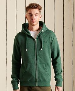 Superdry Geborduurde Vintage Logo hoodie met rits