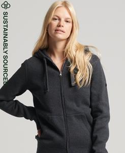 Superdry Essential hoodie van biologisch katoen met rits