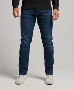 Superdry Slimfit jeans van biologisch katoen met rechte pijpen