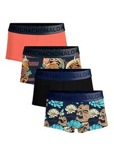 Muchachomalo Heren 4-pack trunks leafs lick it