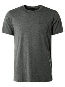 No Excess T-Shirt Crewneck 2 Coloured Melange Black  