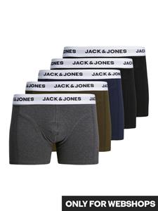 Jack & Jones jongens boxershort 5-pack - White Black Combi