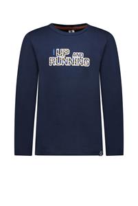 B.Nosy Jongens shirt up and running - Navy blauw