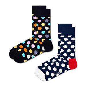 Happy Socks 2P classic big dot multi II