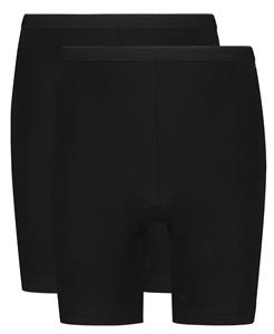 Ten Cate Dames - Basic - 2-Pack Long Short - Zwart
