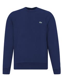 Lacoste Herren Lacoste Sweatshirt aus aufgerauter Baumwolle - Navy Blau 