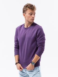Effen heren sweatshirt B978 - violet, 