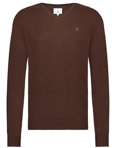 State Of Art Pullover Wolle Brique Rot