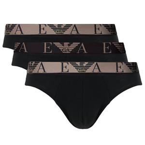 Armani Slips 3-pack zwart