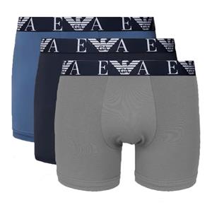 Armani boxershorts 3-pack blauw-grijs