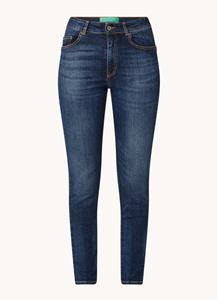 Benetton, Slim Fit-jeans In Stretchiger Baumwolle,  Dunkelblau, female