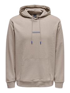 only&sons Only & Sons Männer Hoody Elon Life in beige