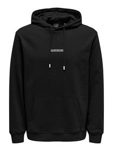 only&sons Only & Sons Männer Hoody Elon in schwarz