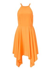 Chiffon-Kleid SIENNA Orange