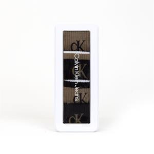 Calvin Klein Heren sokken 4P SPORT LOGO TIN GIFTBOX BLACK COMBO