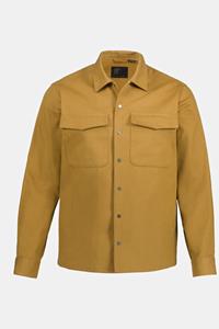 JP1880 Langarmhemd »Hemd Overshirt Langarm Twill Kentkragen Modern Fit«