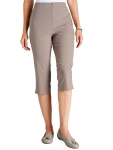 7/8-broek in zomers model MONA Taupe