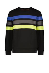 B.Nosy Jongens sweater strepen - Zwart