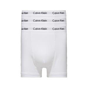 Calvin Klein Men's Cotton Stretch 3-Pack Trunks - White - XS