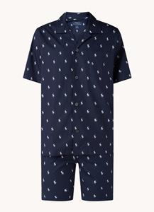 Polo Ralph Lauren Men's All Over Print Pajama Set - Navy/Nevis - M