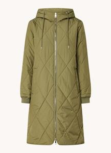 Tommy Hilfiger Sorona Logo-Patched Quilted Shell Coat - S