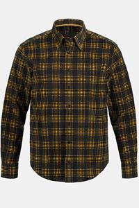 JP1880 Langarmhemd »Karo-Cordhemd Langarm verdeckter Buttondown Kragen«