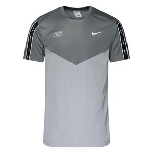 Nike T-Shirt NSW Repeat - Smoke Grau/Weiß