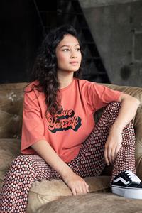 Looxs Revolution T-shirt loose-fit cinnamon voor meisjes in de kleur