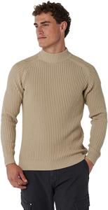 No-Excess Pullover Turtle Knitted Beige