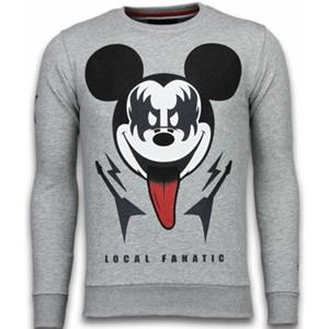 Local Fanatic Sweater  Kiss My Mickey Rhinestone