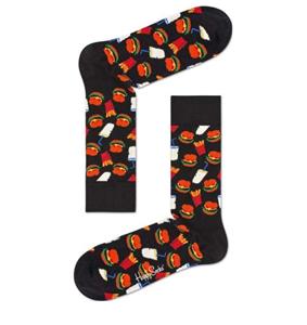 happysocks Happy Socks Hamburger Sock schwarz/multicolor Größe 41-46