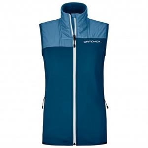 Ortovox Women's Fleece Plus Vest - Fleecebodywarmer, blauw