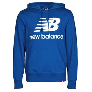 newbalance New Balance Essentials Stacked Logo Pullover Hoodie blau/weiss Größe L
