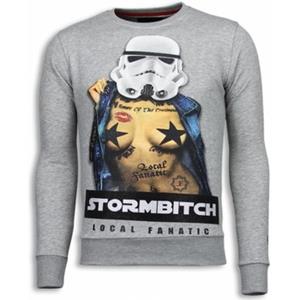 Local Fanatic  Sweatshirt Stormbitch Strass