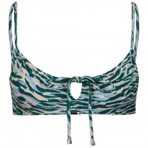 Seafolly - Women's Wild at Heart Drawstring Neck Bralette - Bikinitop, meerkleurig