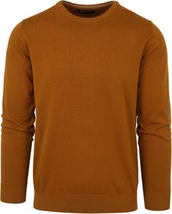 Suitable Pullover O-Hals Okergeel