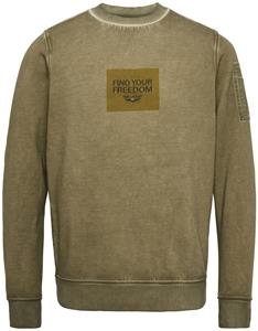 PME Legend Sweater Cold-Dye Grün
