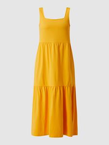 urbanclassics Urban Classics Frauen Kleid Ladies 7/8 Length Valance Summer in orange