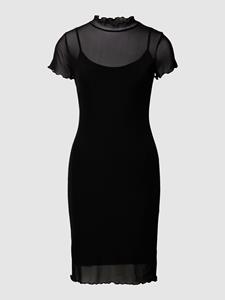 urbanclassics Urban Classics Frauen Kleid Ladies Mesh Double Layer in schwarz