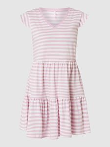 ONLY May Cap Sleeves Stripe Dress Jrs Orchid Bouquet PAARS S