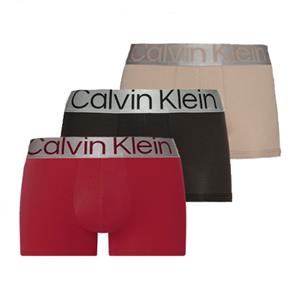 Calvin Klein Steel short microfiber 3-pack rood